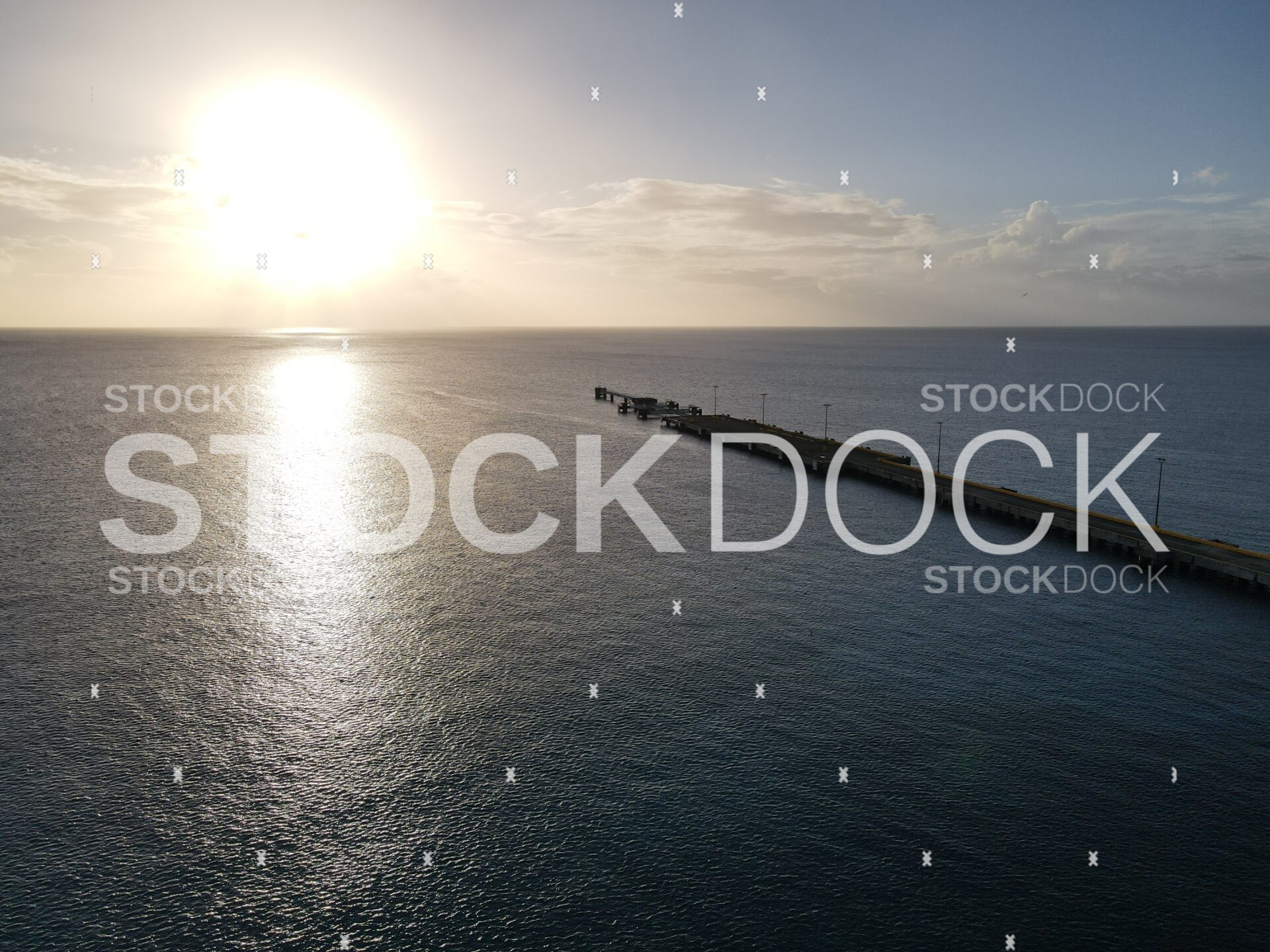 Frederiksted Pier at sunset