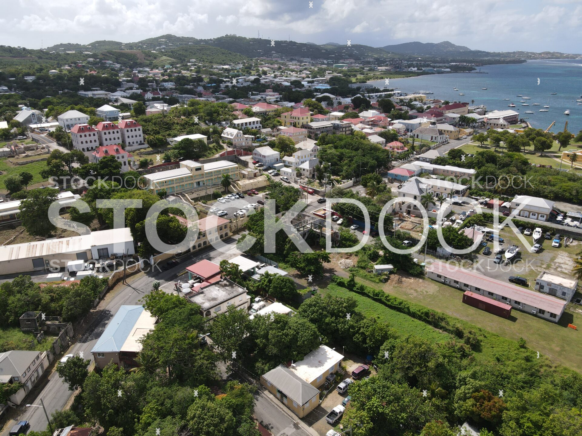 Christiansted aerial photo