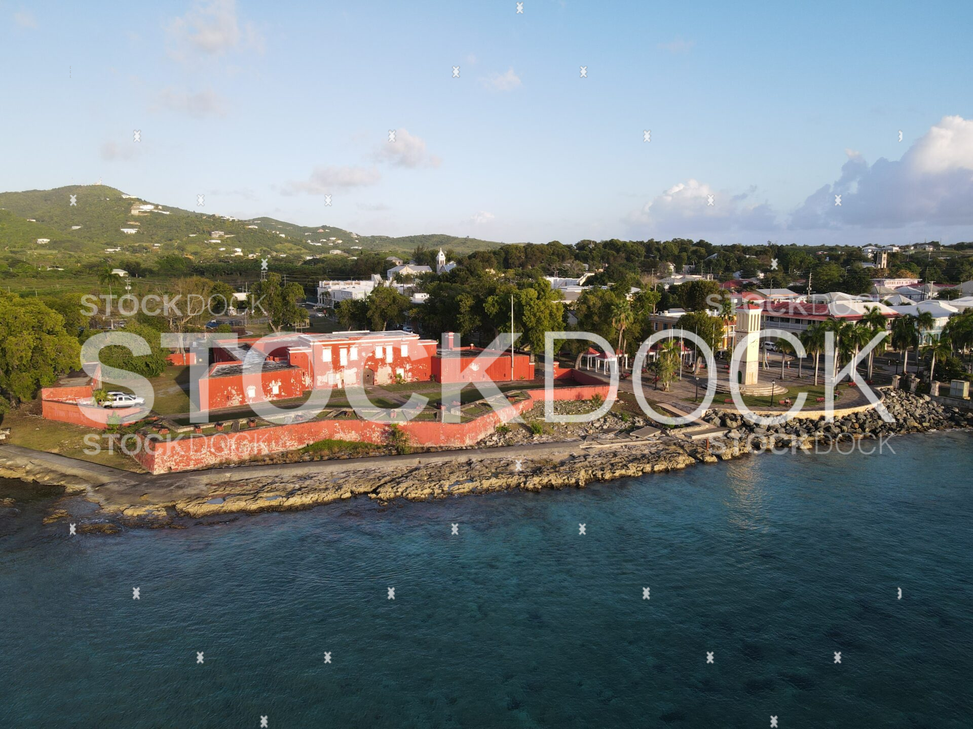 Fort Frederik from the water