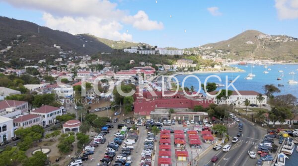 Charlotte Amalie Harbor East stock photo