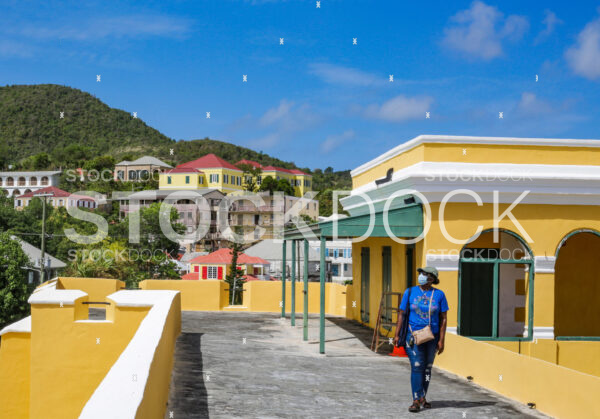Fort Christiansvaern with visitor