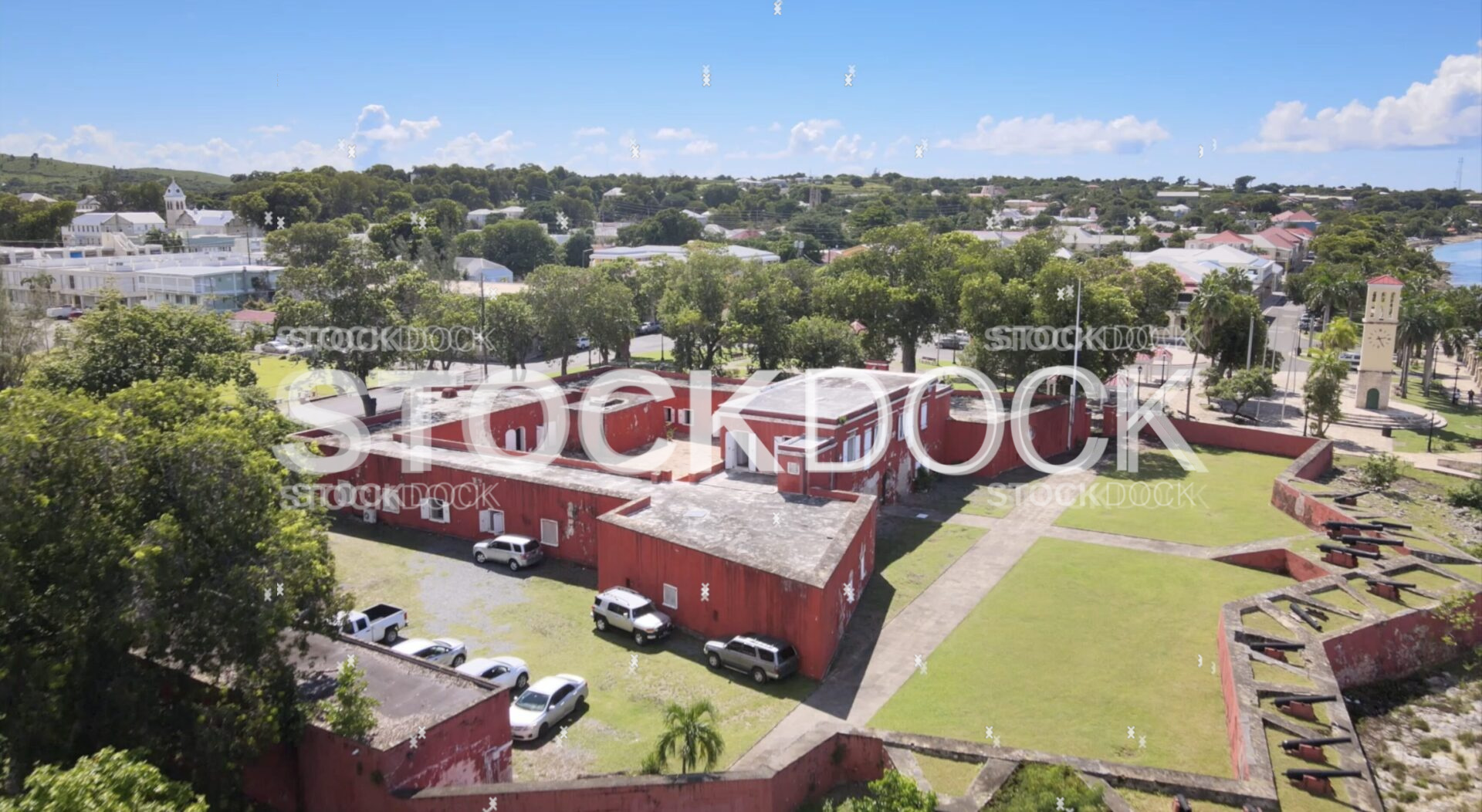 Fort Frederik from above