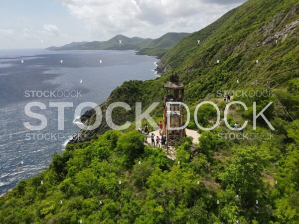 Hams Bluff Lighthouse stock photo