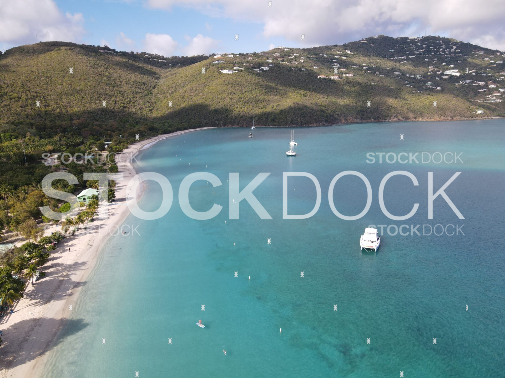 Magens Bay Beach stock photo