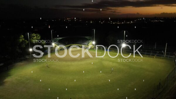 Rudy Krieger Ballpark at night