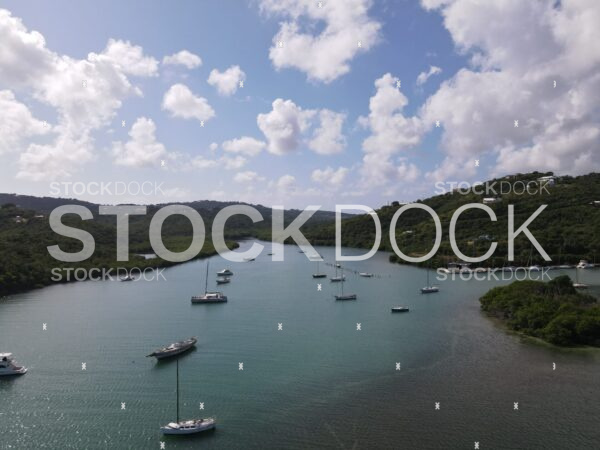 Salt River Bay stock photo