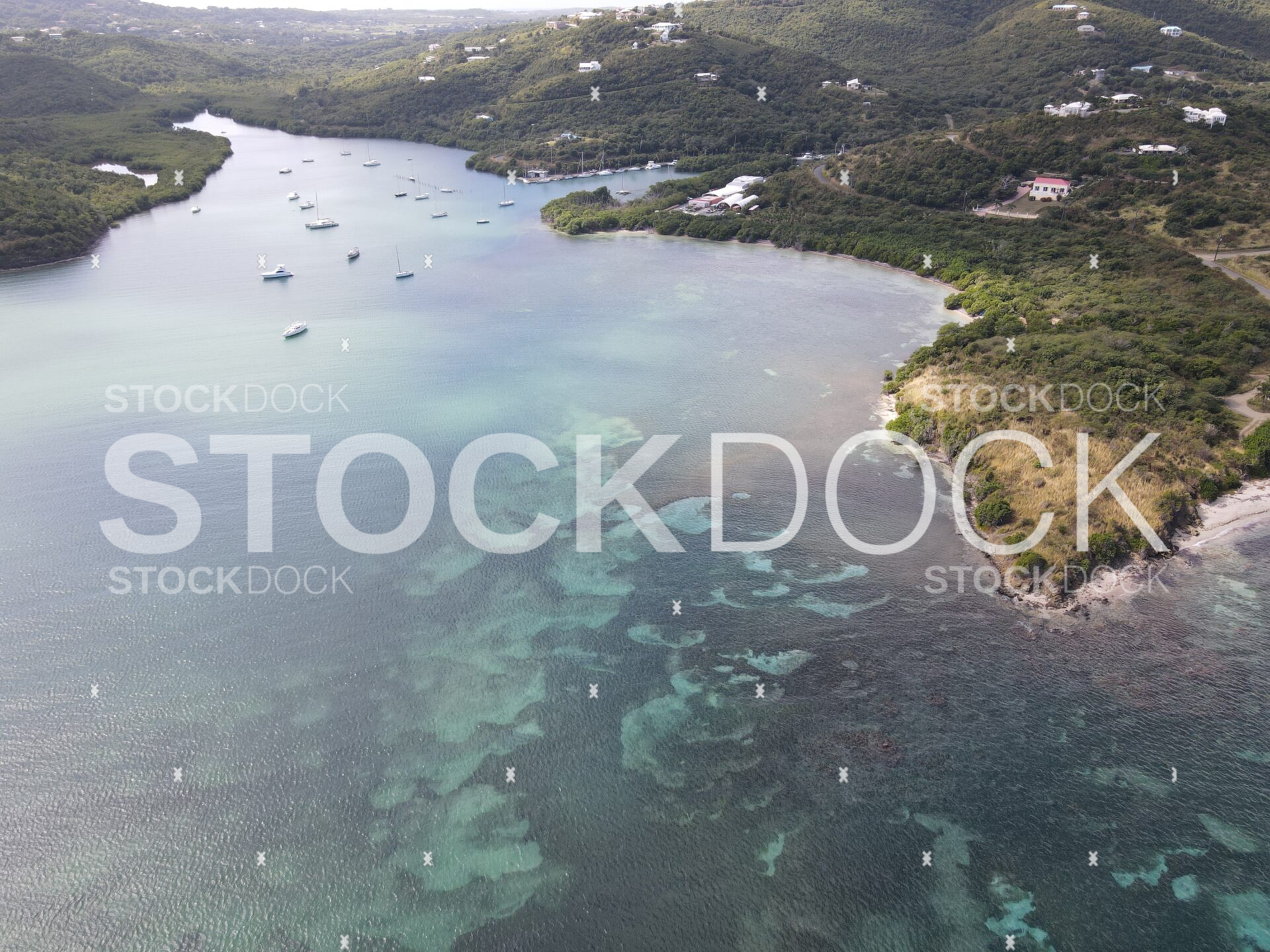 Salt River Bay National Park stock photo
