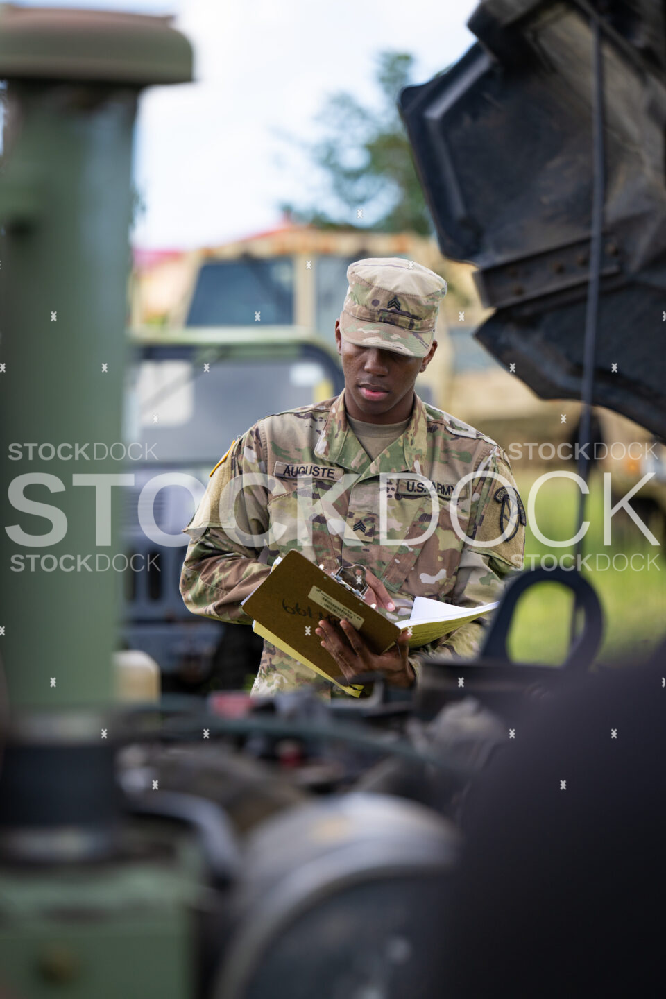 VI National Guard Officer