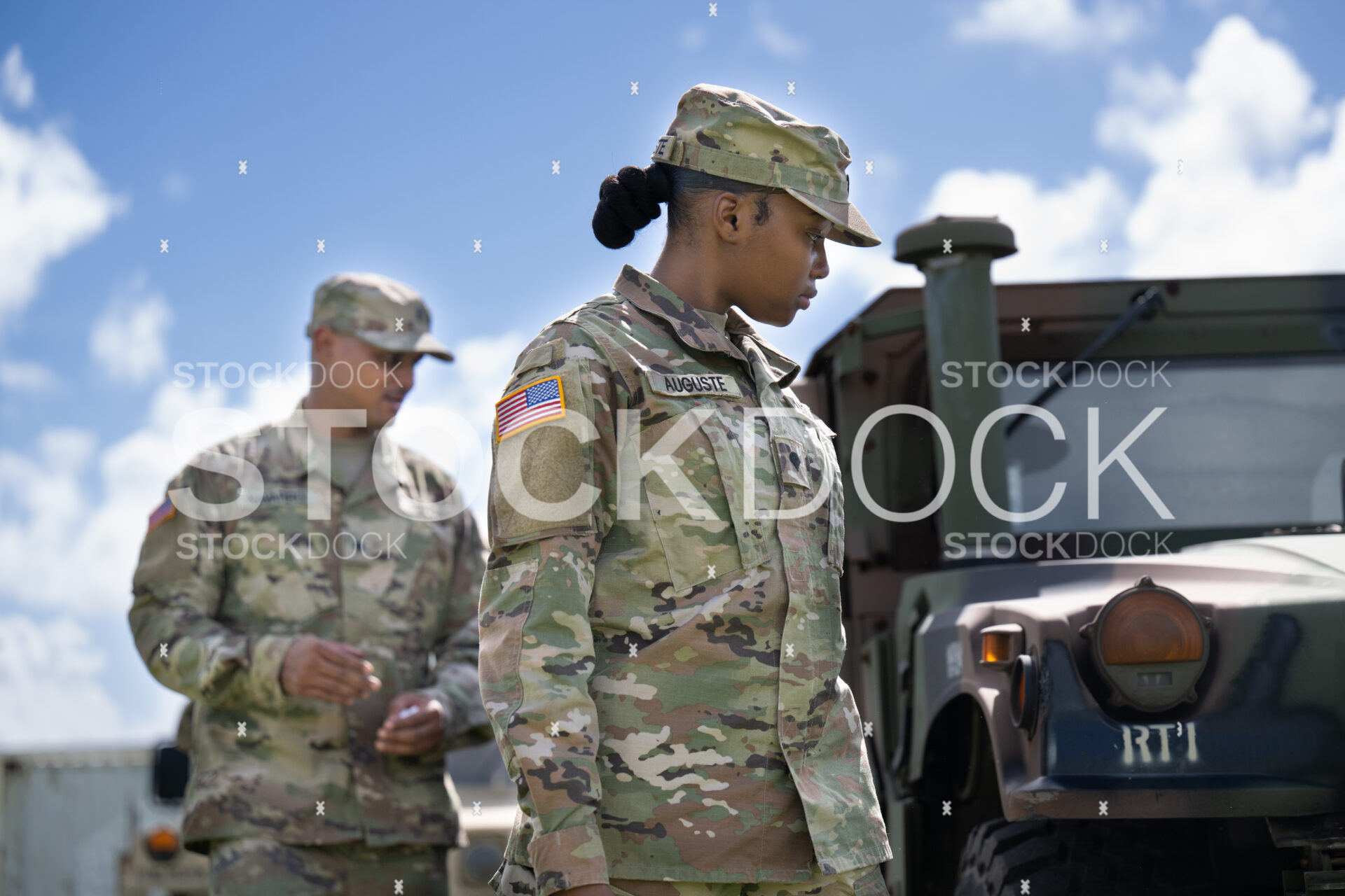 VI National Guard Officers