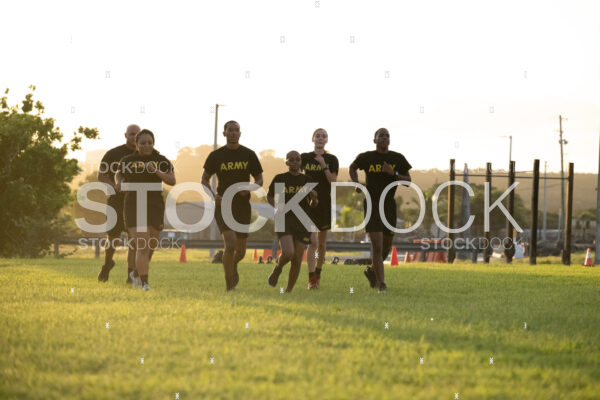VI National Guard Training stock photo
