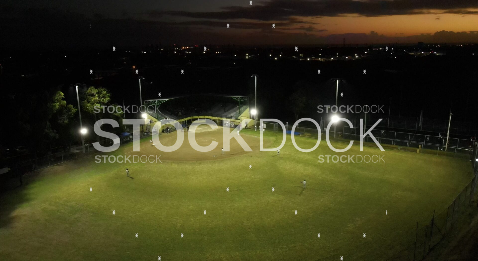 Rudy Krieger Ballpark night